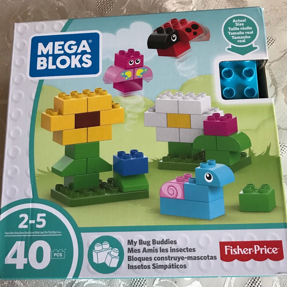 Mega Bloks Fisher Price Building Set My Bug Buddies